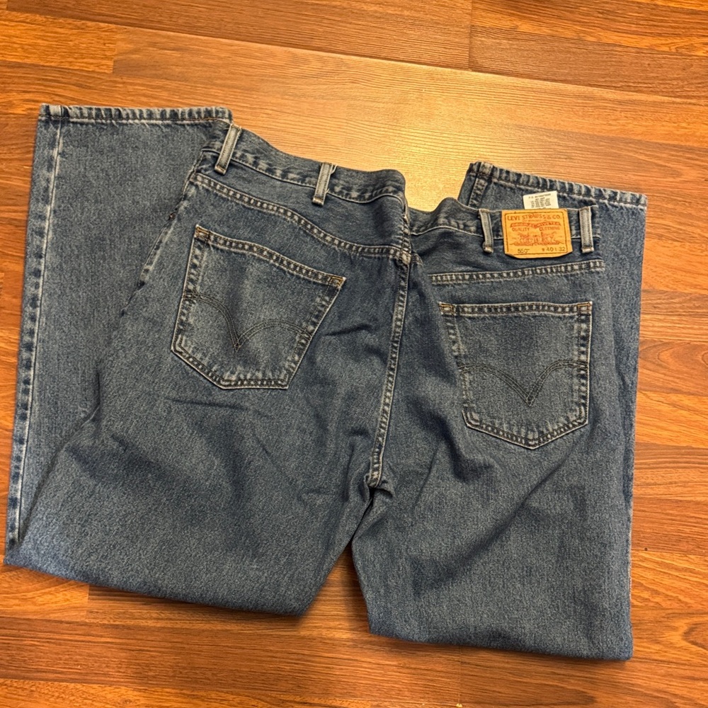 Levi's Men's Blue Relaxed Jeans - Picture 1 of 4
